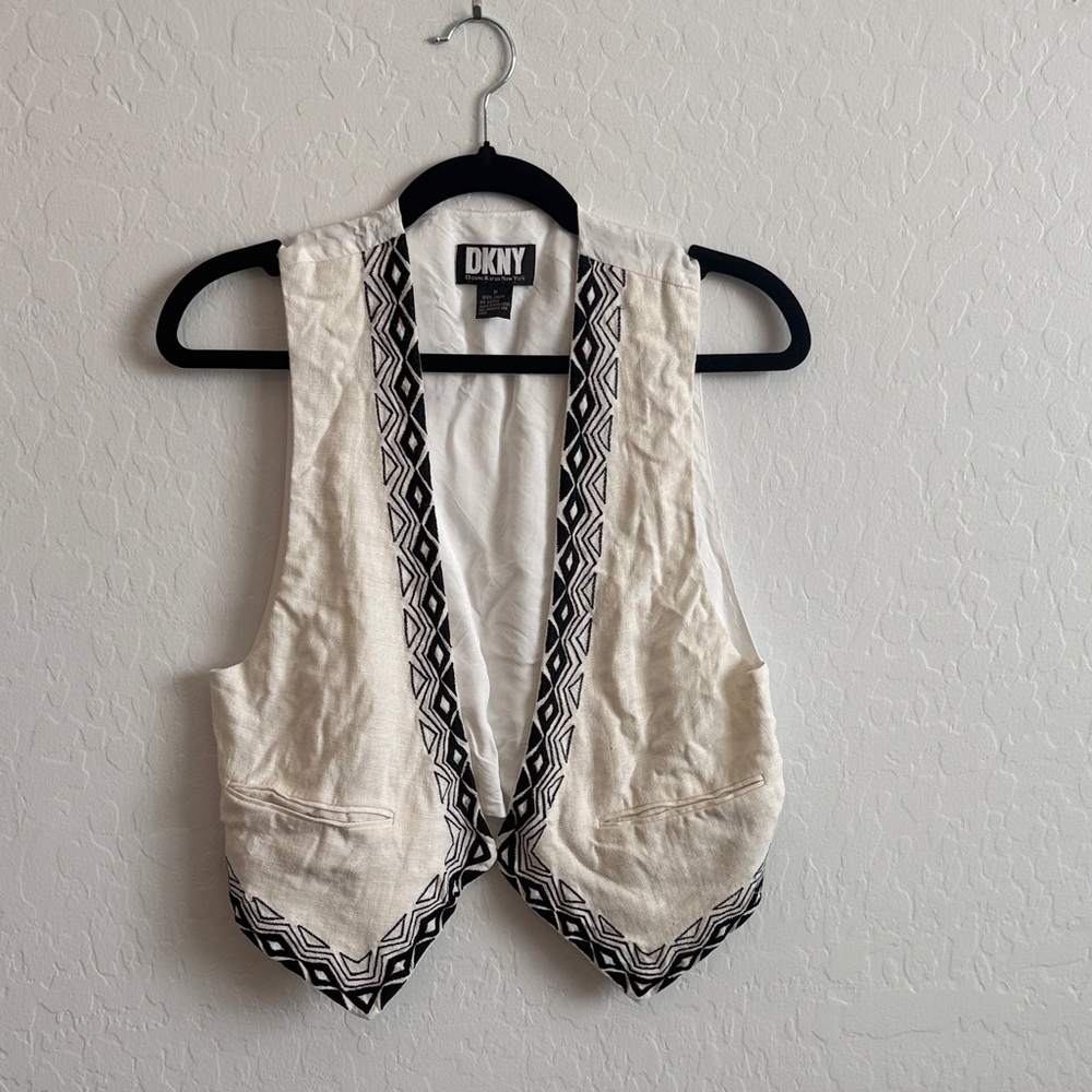 Vintage DKNY Funky Vest Size P